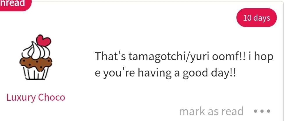 hope u have a good day too anon!!