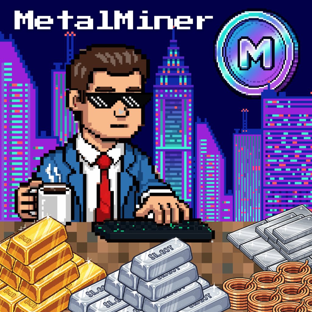 GMetals $MTLr Frens!

Don't forget to enjoy the weekend and touch some grass (or snow) and remember while you're doing it, you're still earning a passive income!

Daily Stats:
TVL: 1.47K
Burn: 441M
Users: 1136
Miners: 7762
Marketplace Volume: 707 $SOL

Its slow, its scary, market