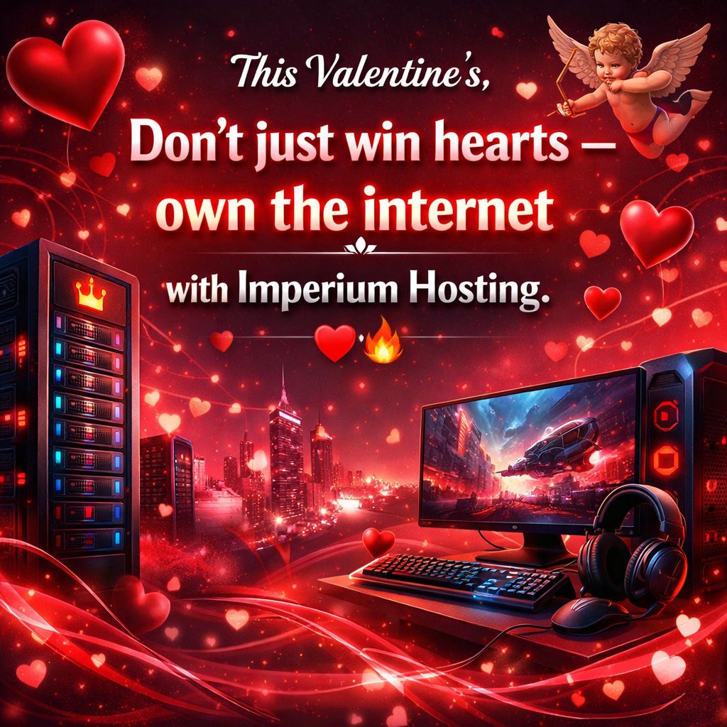 ImperiumHosting's tweet photo. Do you want to treat yourself or that special someone? Use code: IMPERIUMLOVE for 10% off now
- Also gain $10 credit on your next months order if your affiliate link is used, everyone deserves a treat this year
#Imperiumhosting #serverhosting #server #hosting #gaming #gamer https://t.co/r4dteYJyNI