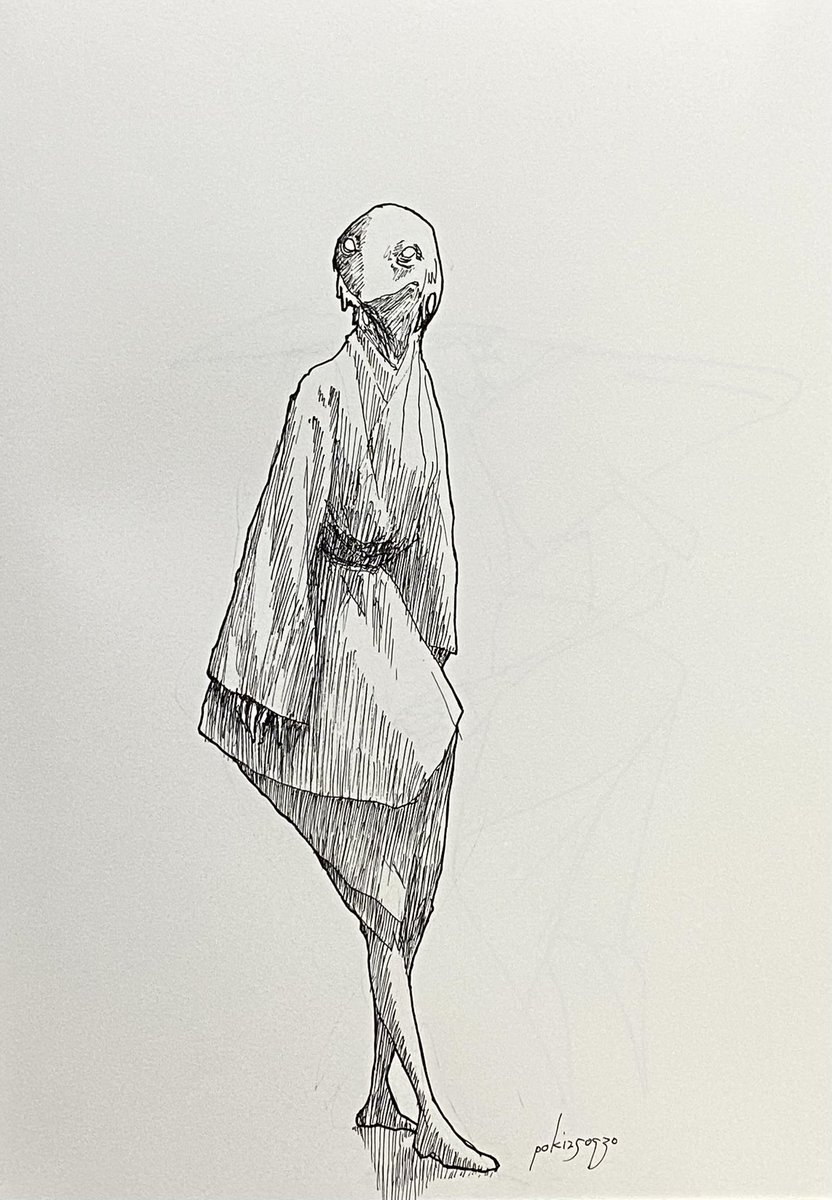 hidek65's tweet photo. #自分で生み出した一次創作オリジナルキャラを流そう
時々出てくるこのひと。名前はまだない。 https://t.co/nGTXM75cqk