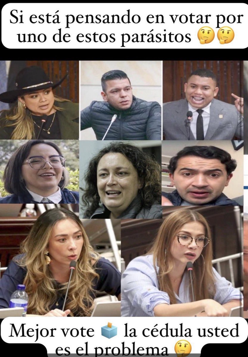 Se opusieron al decreto del salario mínimo, ahora estan felices porque el Consejo de Estado suspendió el decreto, ni un voto por estos miserables, enemigos del pueblo