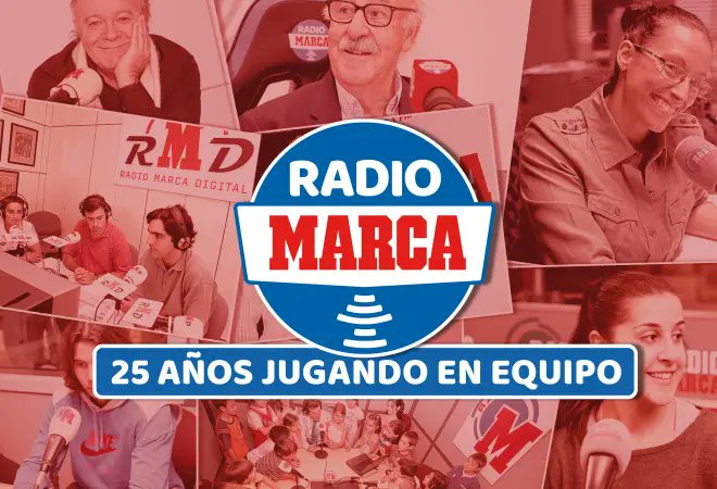 NOTICIA | <a href="/RadioMARCA/">Radio MARCA</a> celebra sus 25 años con los mejores datos de audiencia. Marcador y Al Límite son los programas más longevos, emitiéndose desde el inicio.

Colabora <a href="/marca/">MARCA</a>.

#munideporte #aniversario

acortar.link/PSLmkG