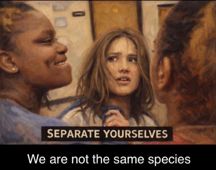 DolceCucina3's tweet photo. @Argenpoirot Feral brown beasts. We can’t coeexist with these savages constantly attacking Whites.
#RepealCRA #Segregate #MassDeportationsNow https://t.co/ZeogPaLrwp