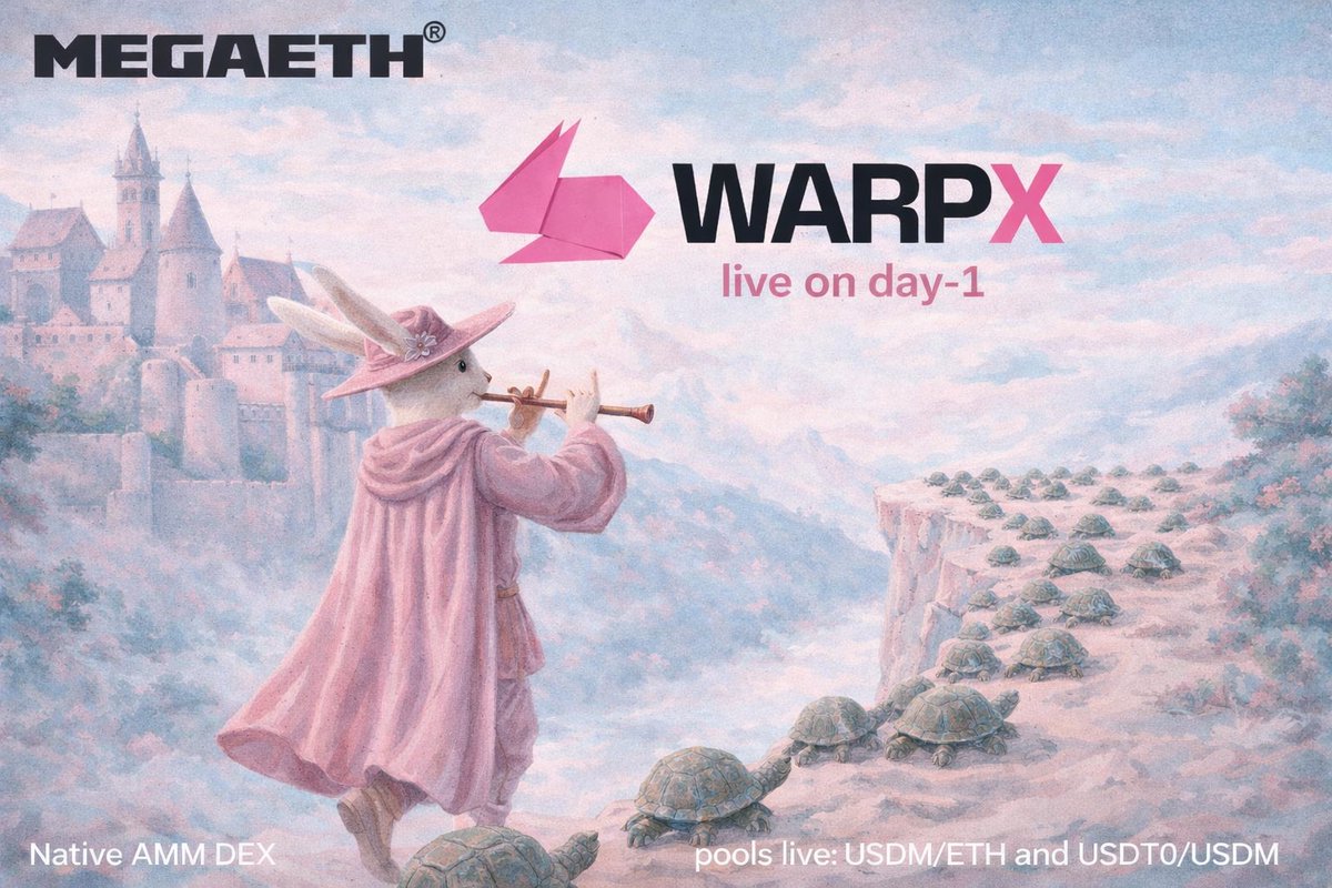 The best time to provide liquidity on WarpX was day 1

The second-best time is before everyone else figures out why being early matters.. 

gmega! 🐰