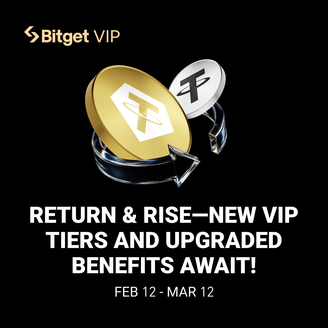 🚀 Bitget’te VIP Kampanyası Başladı!

📅 13 Şubat – 13 Mart 

1️⃣ Geri Dönen VIP’lere Özel Ödül
Eski VIP kullanıcılar, 30 günlük spot veya vadeli işlem hacmine göre 100 – 3.000 USDT arası ödül kazanabiliyor.

2️⃣ VIP Seviye Yükselt = Çekiliş Hakkı Kazan
VIP level atladıkça çekiliş