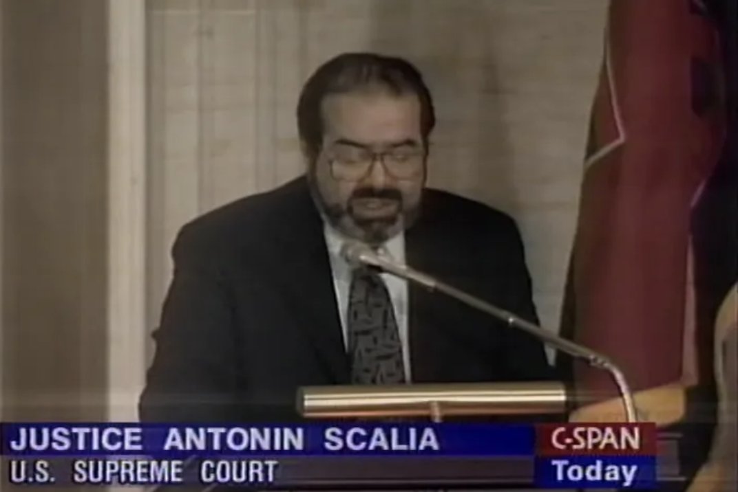 Anton Scalia—one of America's greatest legal minds and most influential Catholics—on Holocaust Remembrance Day, 1997:

"I am an outsider speaking to an ancient people about a tragedy of unimaginable proportions that is intensely personal to them. 

"I have no memories of parents