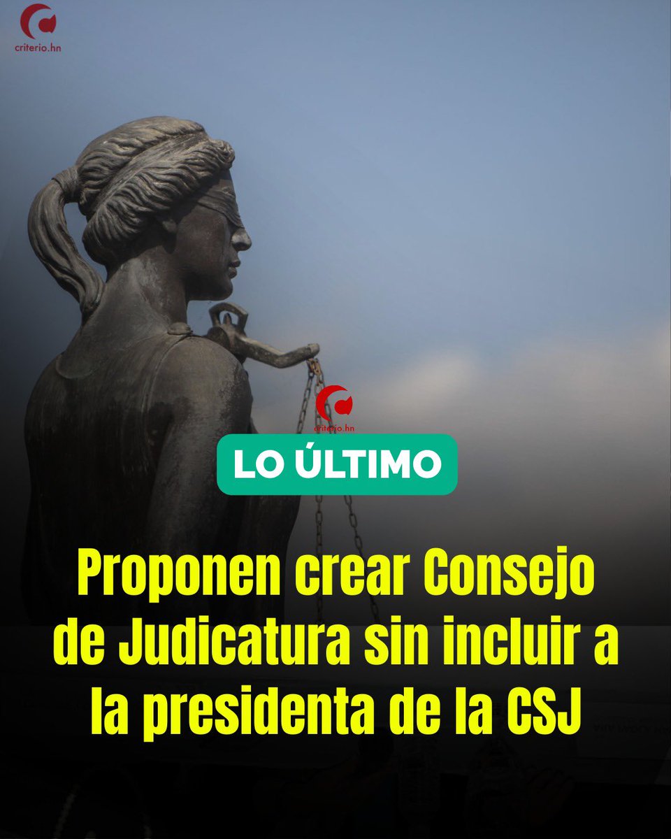 #LOULTIMO~ En el Congreso Nacional nació una nueva propuesta y es la creación de un Consejo de Judicatura sin influencia de la presidenta de la Corte Suprema de Justicia.

En Honduras ya existía un órgano así, pero arrastró una acusación por más de 600 delitos de corrupción, de