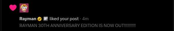 Rayman Facts tweet media