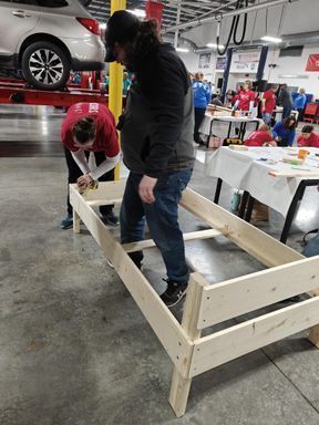 Huge shout‑out to some of our staff who volunteered on February 7 with United Way’s Beds for Kids.

Our crew helped assemble and quality‑check bed frames that will be delivered to children across Southern Indiana.

We love to see community action at its finest 💛