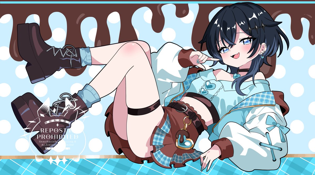 ハッピーバレンタイン💙

今日は初めてのライブイベントの日！
ライブ来る方はよろしくね～！

来れないよって方へも
可愛いイラスト見せちゃうよ🍫

#おはようVtuber #バレンタインデー