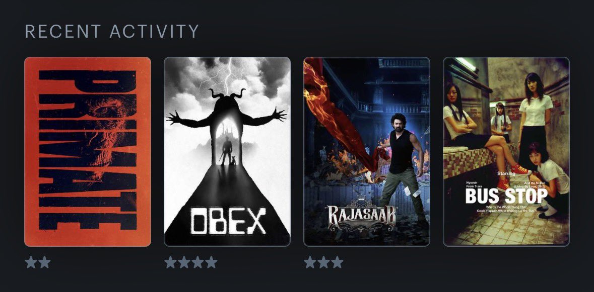 #LastFourWatched