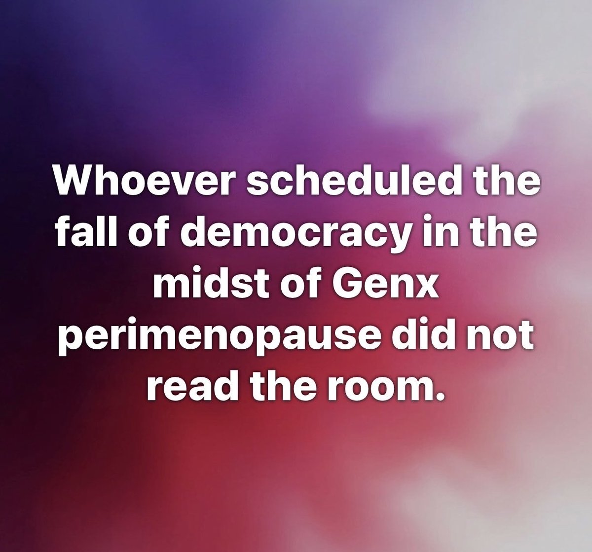 #GenX #perimenopause