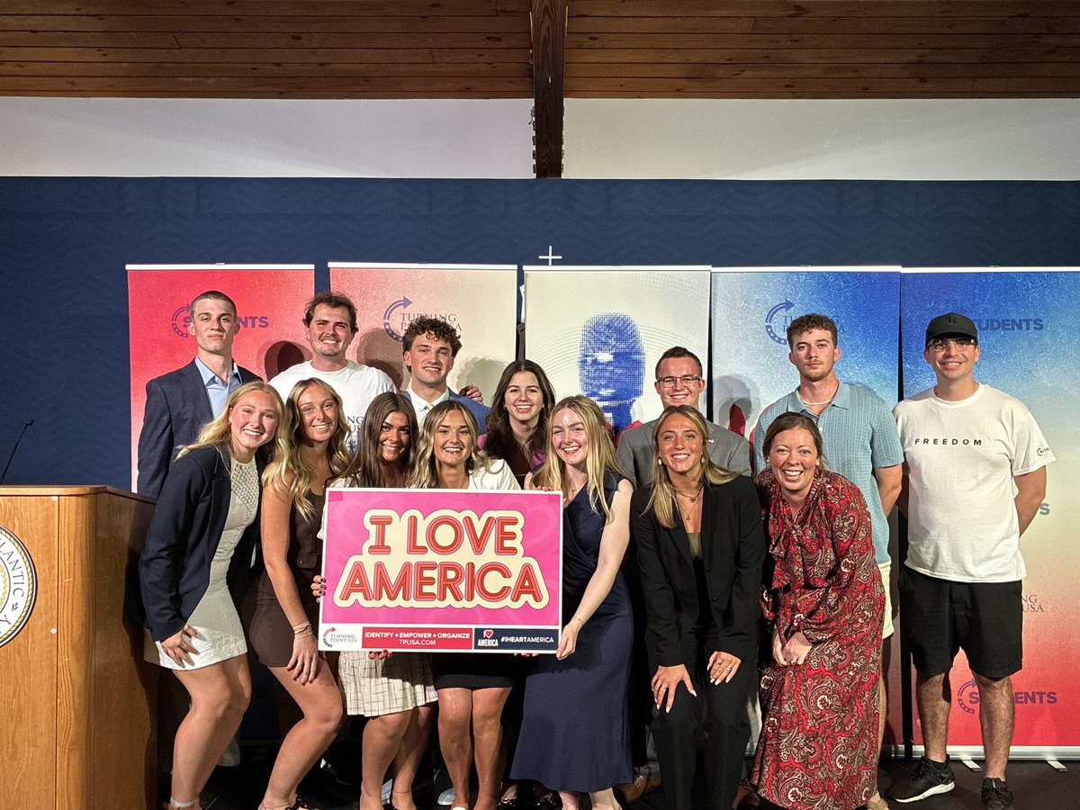 Earlier this week, a STANDING ROOM ONLY <a href="/TPUSA/">Turning Point USA</a> event at Palm Beach Atlantic University with <a href="/SethDillon/">Seth Dillon</a> and <a href="/Riley_Gaines_/">Riley Gaines</a> 🔥

PACKED wall to wall, electric energy, and an unforgettable night with our <a href="/tpusastudents/">TPUSA Students</a> 🇺🇸