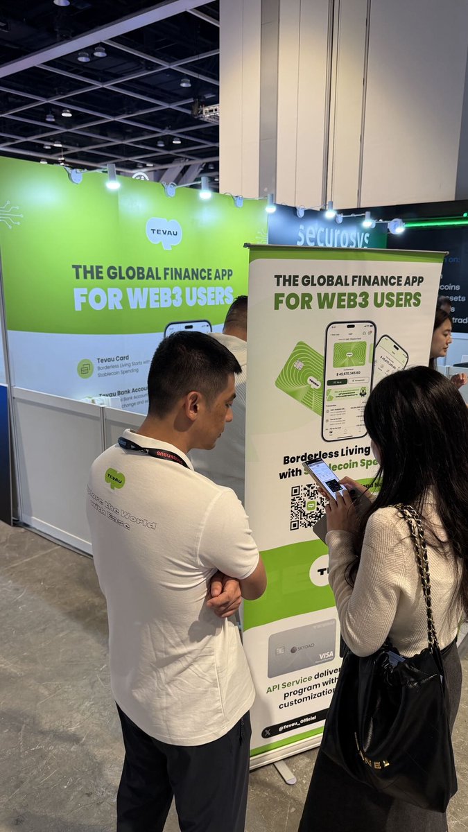 Tevau_Official's tweet photo. GM Hong Kong!

Nice to meet you all at @consensus_hk 🇭🇰

Nothing beats the energy of connecting with the innovators and communities driving the next wave of future finance!
#UseTevau #TevauAroundTheWorld https://t.co/X5JVuSTo2G