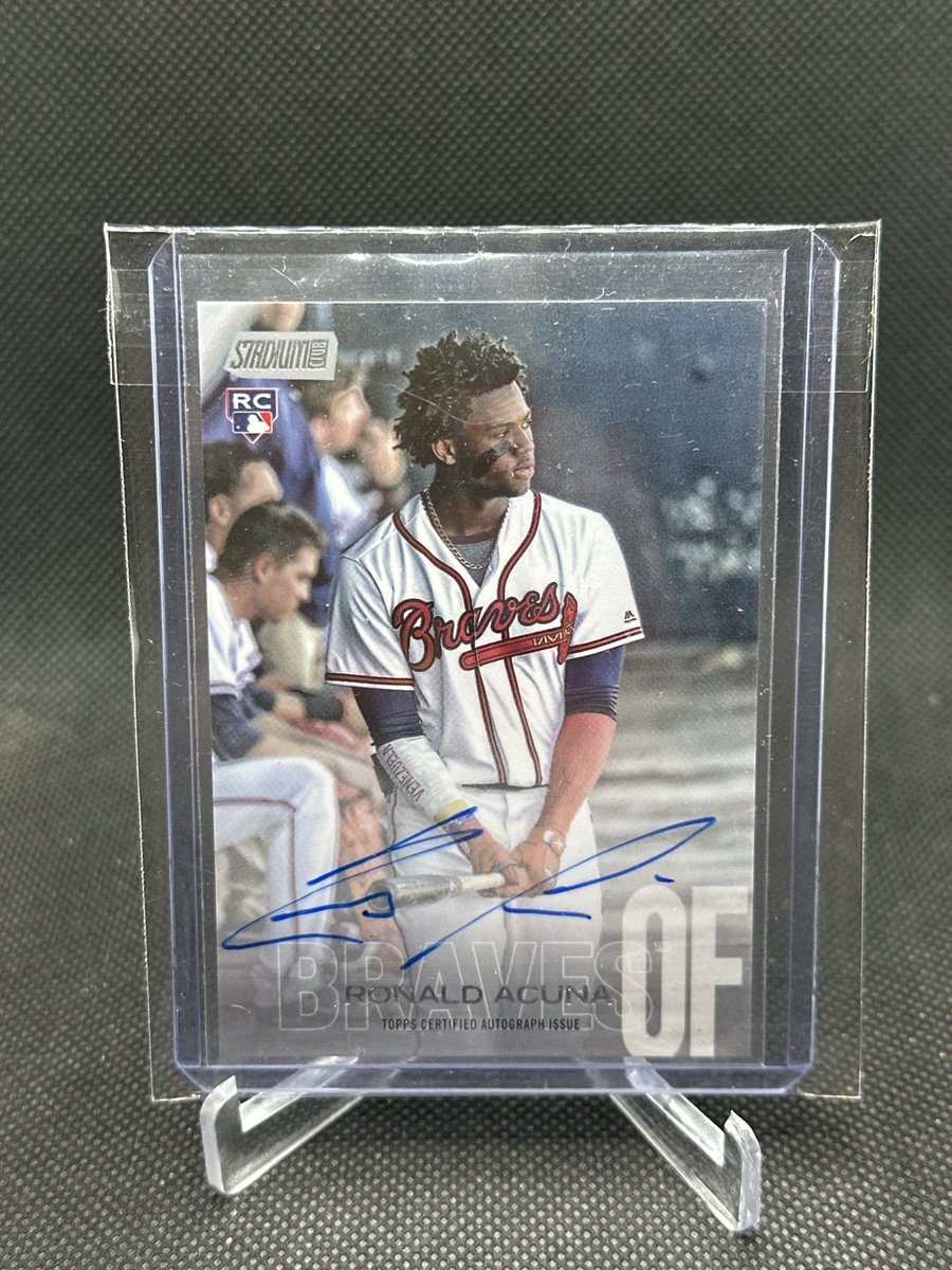 Just picked this up an think I’m all set on my Acuna rookie auto collection at this point. What a beaut!