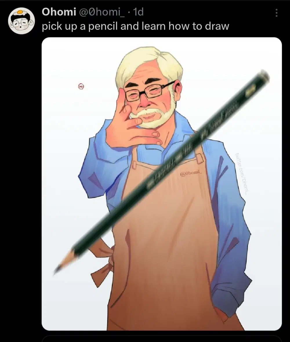 is he really confusing studio Ghilbi and disney ?
also im pretty sure those shots are from princess mononoke, It's like stealing a cake ,add shit and say you were the one who made it .
Using Ghilbi who always had an environemental message in their movie for IA is so fucked up too