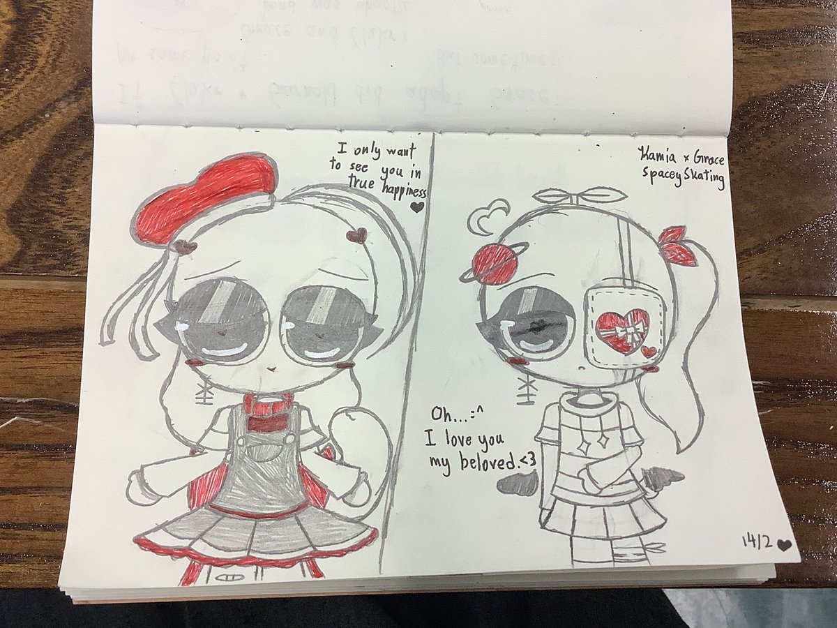 Happy Valentine's Day everyone!!

Yes it's Yuri, self insert x self insert.
I love my beloved girlfriend Kamia!! :3

(Kamia x Grace is 1003% canon yes)

#sprunkiocs #ocs #selfinserts #art #drawing #ValentinesDay2026 #ValentinesDay #lesbians #yuri