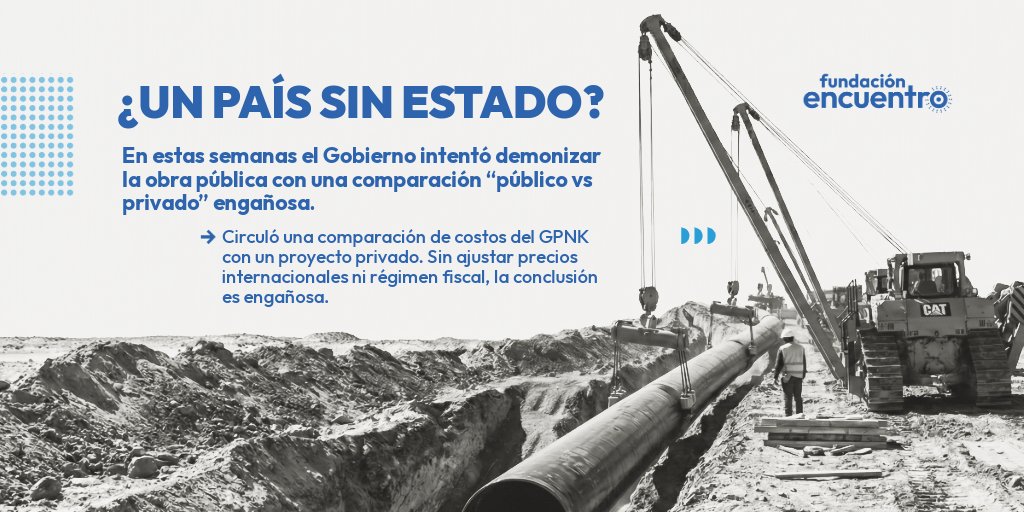 En los últimos días el Gobierno comparó el costo del Gasoducto Presidente Néstor Kirchner con un proyecto privado, afirmando que el primero fue “mucho más caro”.🧵