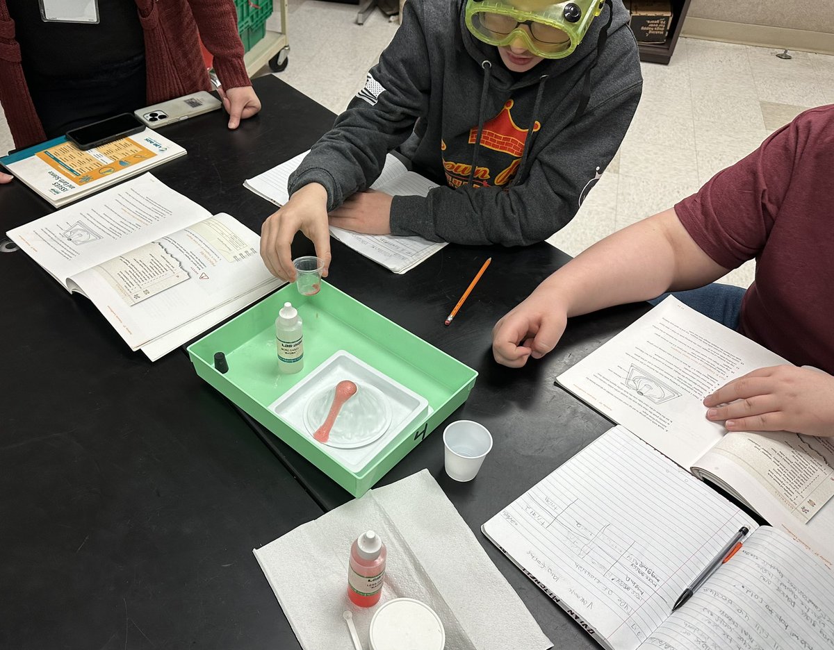 Jr. High science lab! #PantherPride