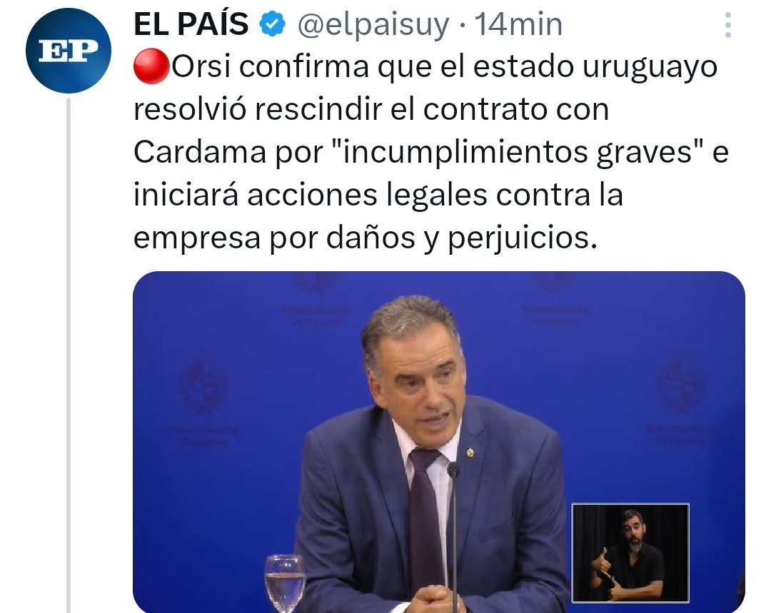 OPV: Crónica de un naufragio anunciado
Bajo el estandarte de una supuesta superioridad moral de la izquierda, el presidente Yamandú Orsi formalizó la rescisión del contrato con Astillero Cardama, alegando “daños y perjuicios”.
Pero no nos engañemos: esta decisión es un acto de