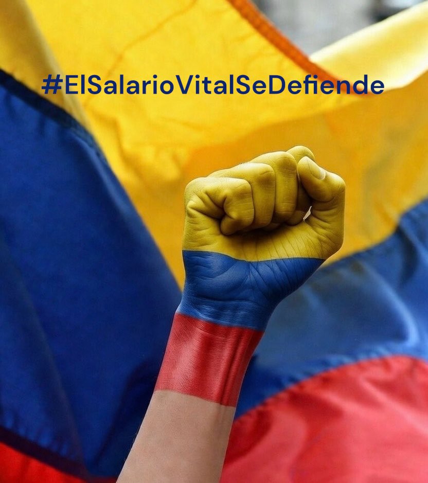Akanebutterflys's tweet photo. @petrogustavo #ElSalarioVitalSeDefiende
🇨🇴👊🏼 https://t.co/RT5UwWMHio