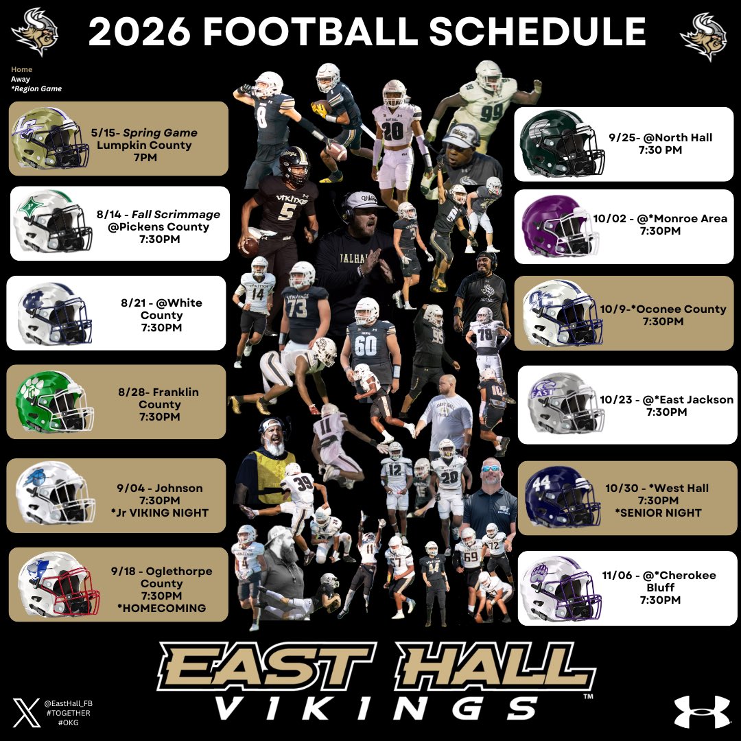 East Hall Vikings Football tweet media