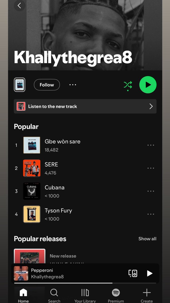 If you see this tweet, Biko check me out. I no proud. Dash me one stream 🫶

#khallymustblow #youngshallgrow #upcomingmustblow #romeomustdie