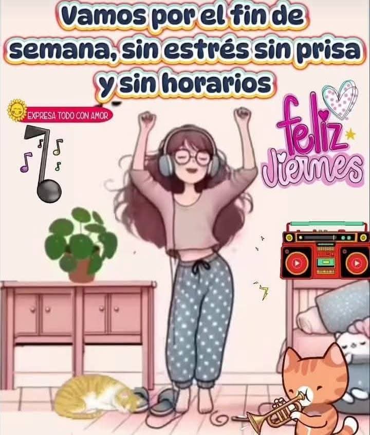 Pero fin es viernes y el cuerpo lo sabe 🤫 😂
Sabe que tiene que trabajar 🤣 🤣