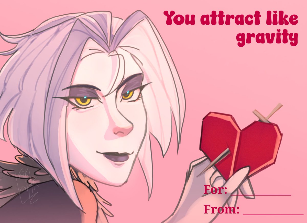 KikaChakk's tweet photo. You attract like gravity
#HazbinHotel #HazbinHotelLute #ValentinesDay2026 https://t.co/CDbgHSKl49