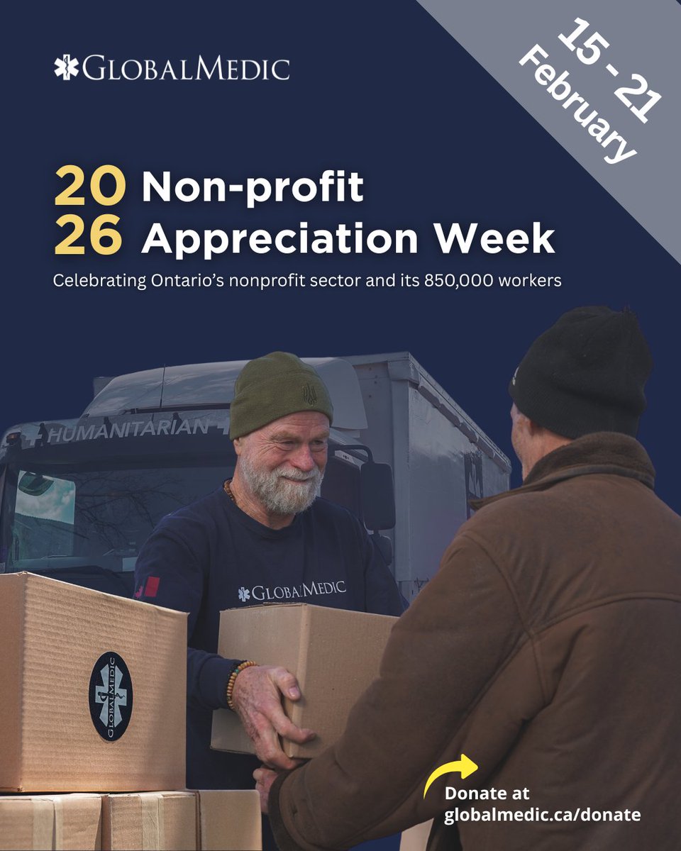globalmedicdmgf's tweet photo. π Itβs Non-profit Appreciation Week | February 16β20, 2026 π
This week, we celebrate the heart of our communities β the nonprofit workers and volunteers who show up every day to serve, connect, and care.
#NonprofitAppreciationWeek #GlobalMedic https://t.co/8bvlmUJTIO
