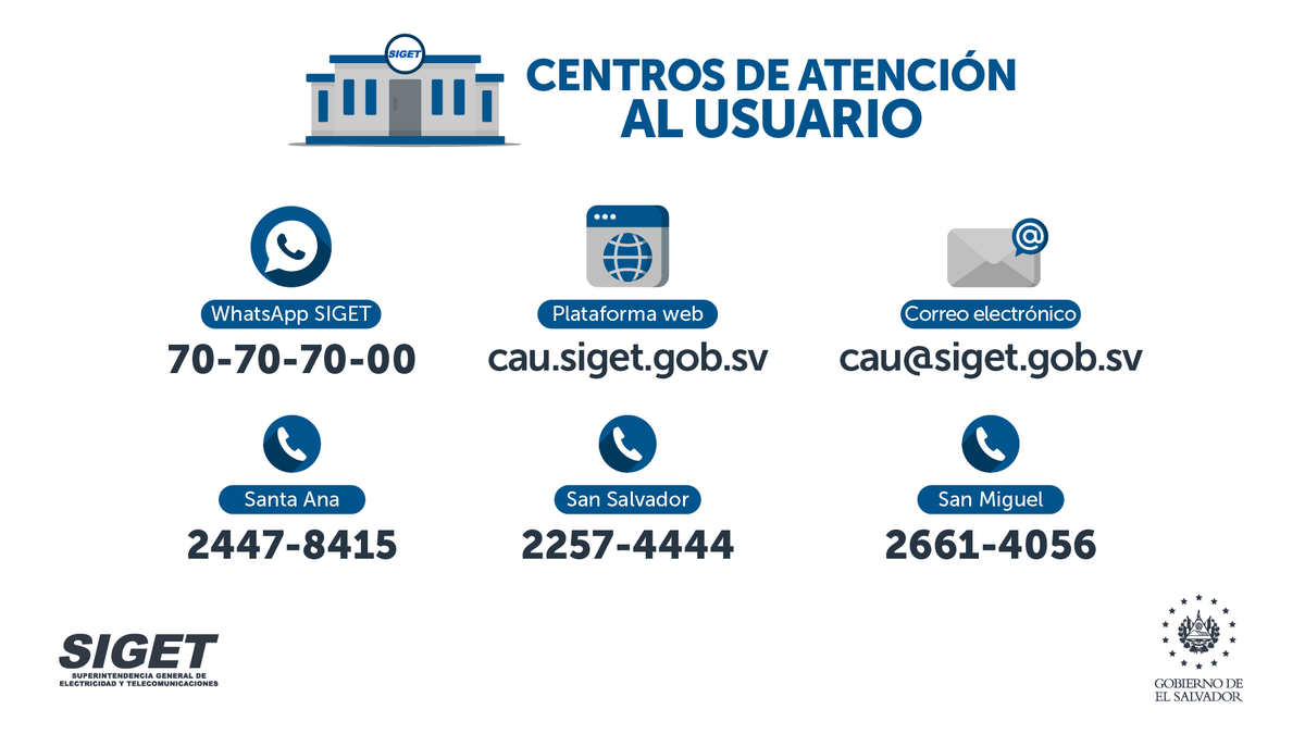 SIGET El Salvador tweet media