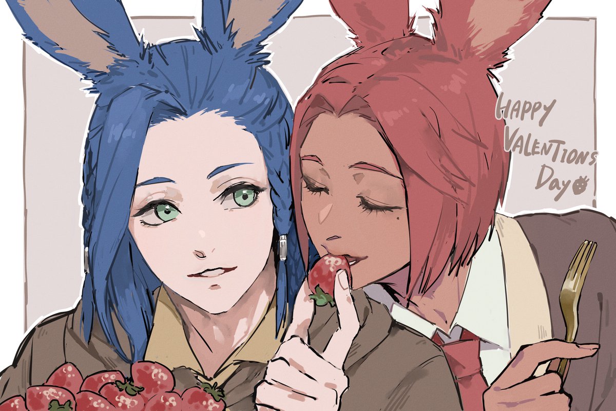 hatohato_gohan's tweet image. ワチュメキハッピ〜ヴァレンティオン🍓