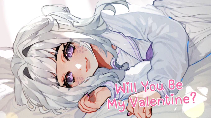 Will You Be My Valentine? You're invited to my baking stream! I'll be making chat cookies for Valentine's~ See you there!! FEB. 14 / 6PM GMT+8 We will be holding a small event for a separate top 3 Valentine gifters~ Top 3 Valentine Gifters will get a special treat~