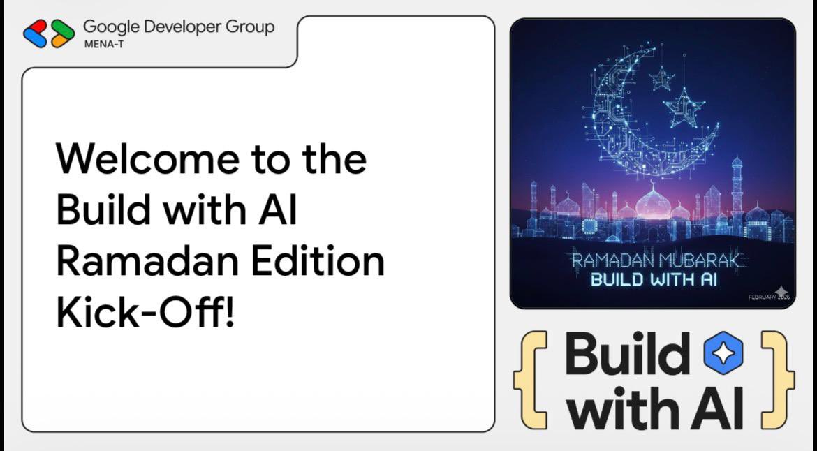 athyralzhrany14's tweet photo. رمضان هذي السنة برعاية google 🌙 🤍

#GDGBU
#BuildWithAl https://t.co/NP1bVwp8XZ