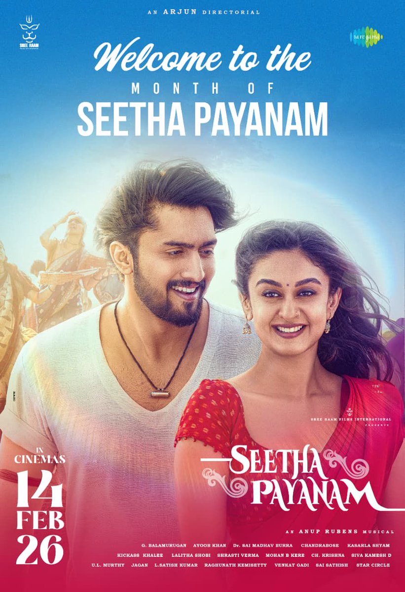 #SeethaPayanam clean, pure, and feel-good family entertainer with strong emotions, great music, and meaningful storytelling. Perfect for family outings – wholesome, engaging, and leaves you with a warm feeling. Highly recommended! 🌟

Go watch it with your family – especially