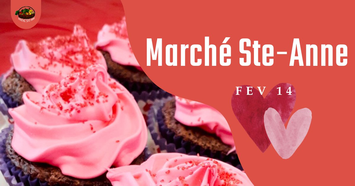 MarcheSteAnne's tweet photo. Marché Ste-Anne 14 février ❤️ Ste-Anne Market February 14 - https://t.co/Shq1FqsZSv https://t.co/wy4sf9lLiz