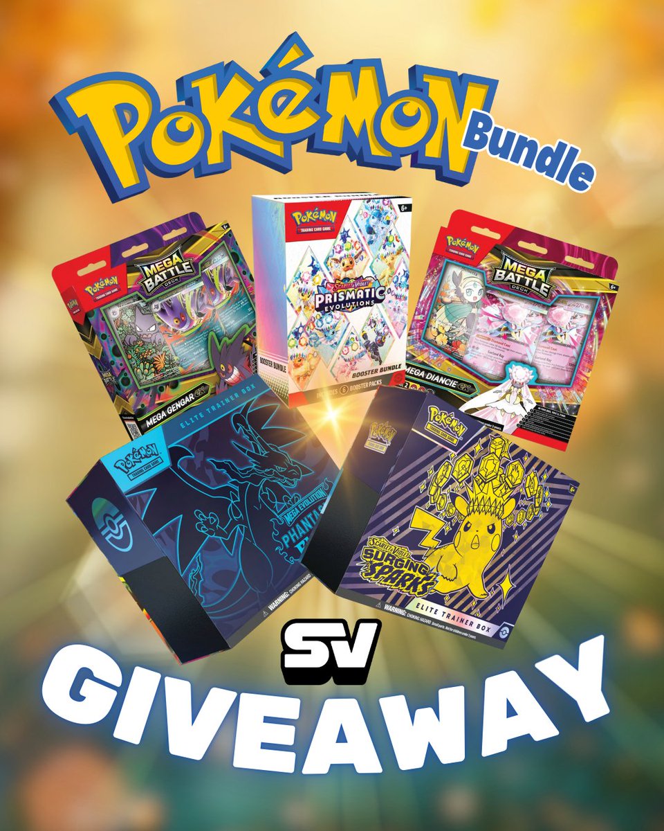 It's GIVEAWAY TIME!

We’re giving a lucky winner a bundle of Pokémon items! One lucky winner will receive:
1x Pokemon TCG: Mega Battle Deck (Mega Gengar Ex)      
1x Pokemon TCG: Mega Battle Deck (Mega Diancie ex)       
1x Pokemon TCG: Mega Evolution - Phantasmal Flames Elite