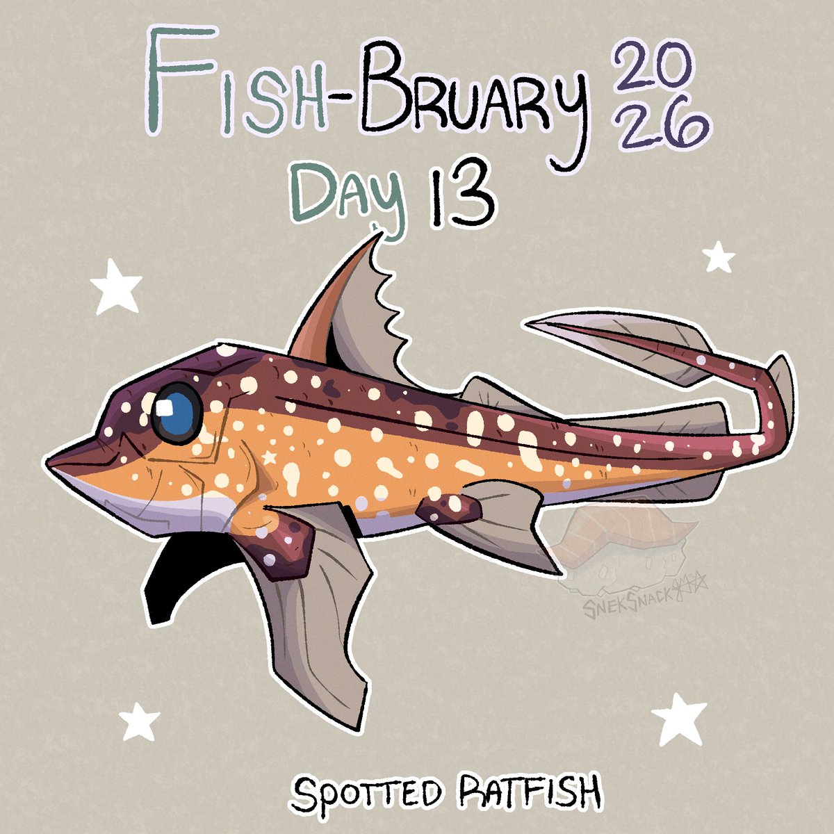 Snek_Snack's tweet photo. #Fishbruary26!
Day 13: Spotted ratfish!
I spotted it first! 🐀 https://t.co/hwLHhxeW2z