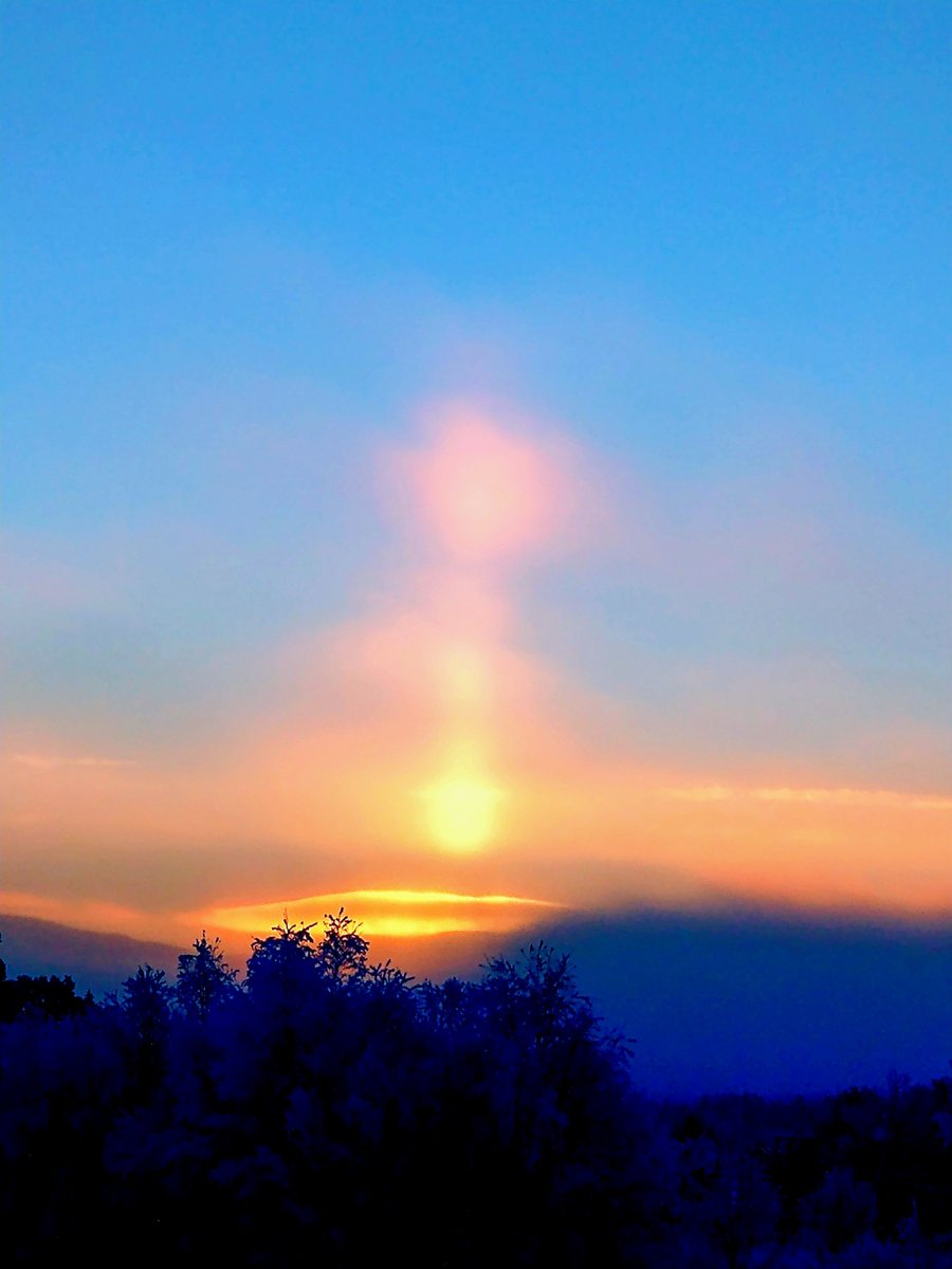 Inversjon, warmer air over cold .