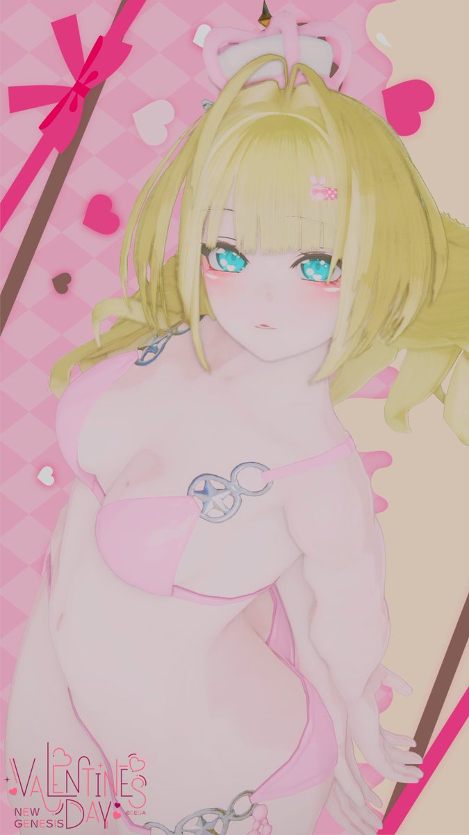 おは土曜日☀️🐾
バレンタイン限定のssだよ～♡✩⋆⸜(｡ᵕᴗᵕ｡)✨💕🍫
#PSO2NGS_SS 
#メンテの日じゃないけどssを貼る