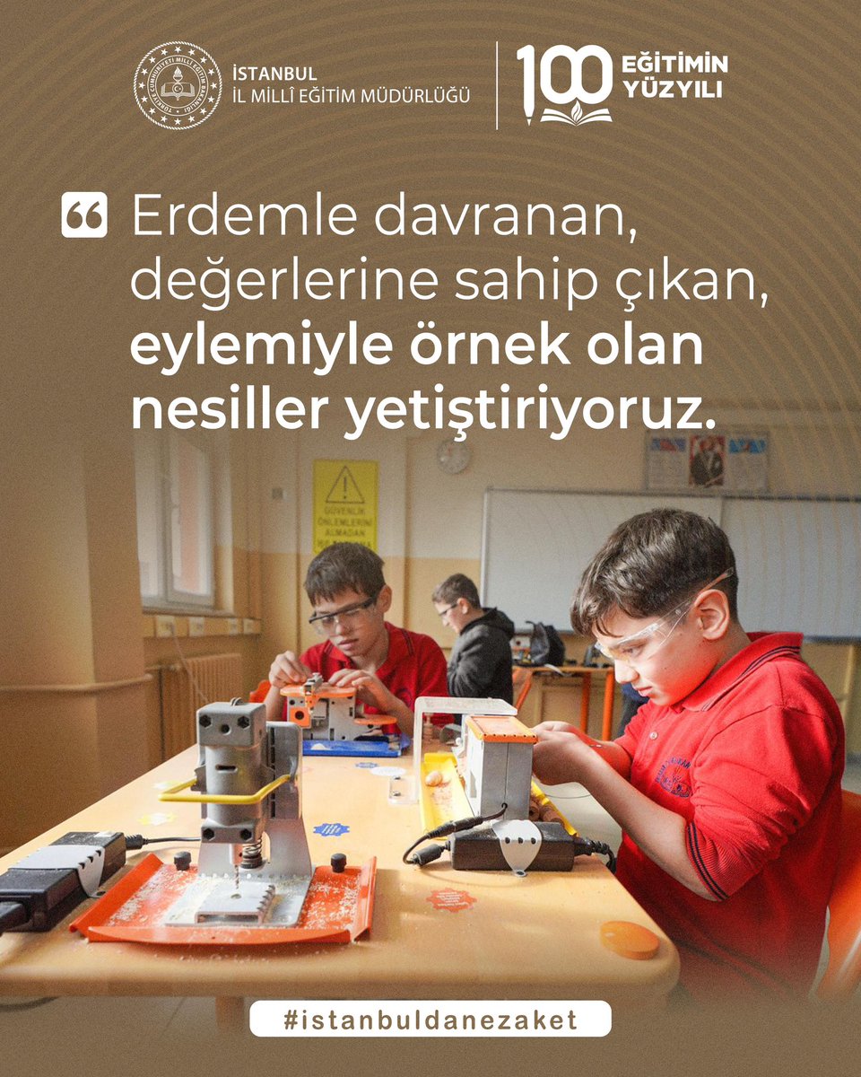 Türkiye Yüzyılı’nın güçlü yarınları; değerleriyle yaşayan, zarafetiyle iz bırakan nesillerle mümkün. #İstanbuldanezaket