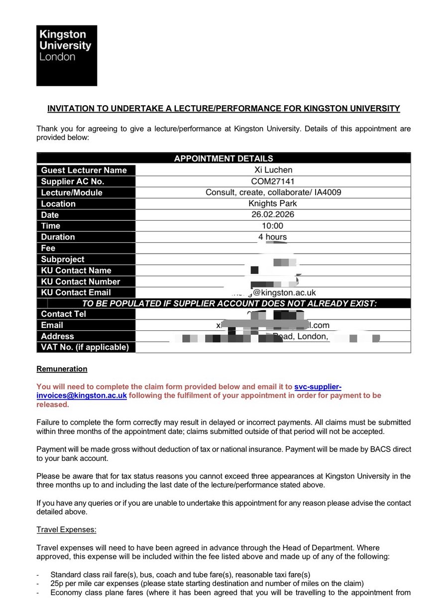 Alexxi695193271's tweet image. Invited by @FreddieHong1  to be a guest lecturer at @KingstonUni , I'll be giving a talk on interactive art, digital art and touchdesigner @1null1  practices to the Interaction Design BA students on February 26th. 

#touchdesigner #digitalart #interactiondesign #creativecoding