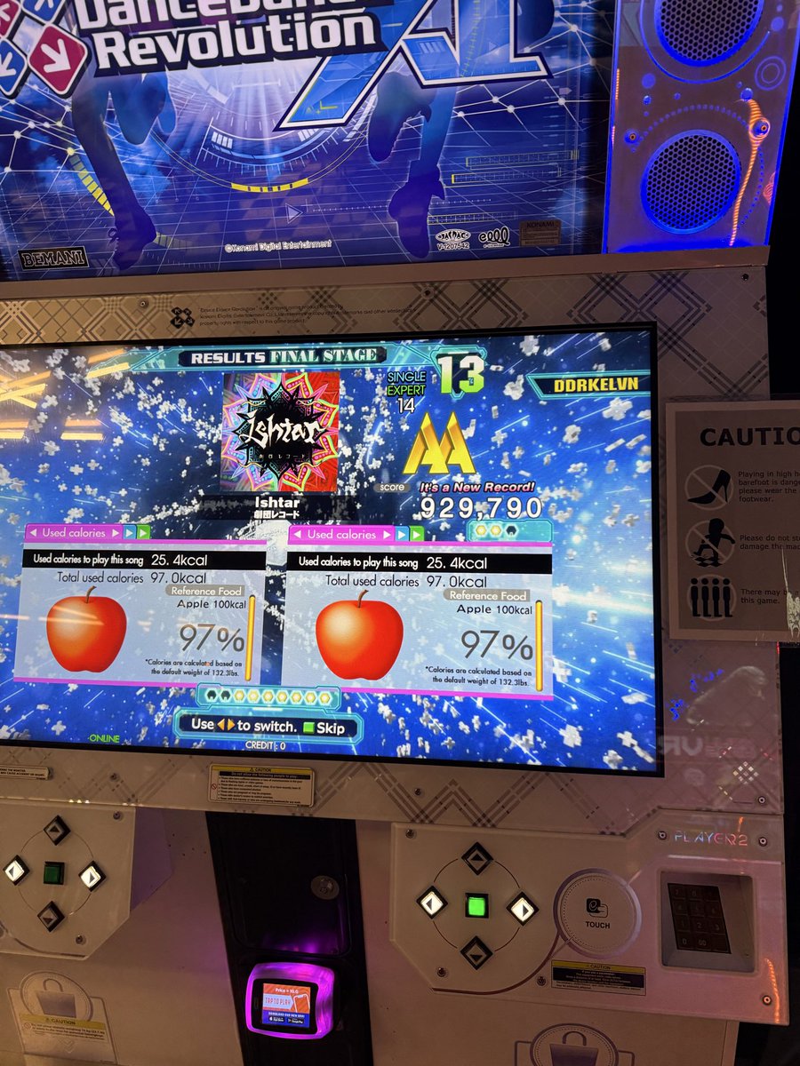 So…playing at Times Square isn’t for the weak and Inwas soon reminded of that. These children and shenanigans are everywhere.

However, I did play three of my favorite 14s and I didn’t suck! We’ll take it as win since I only played DDR a few times last year 😎