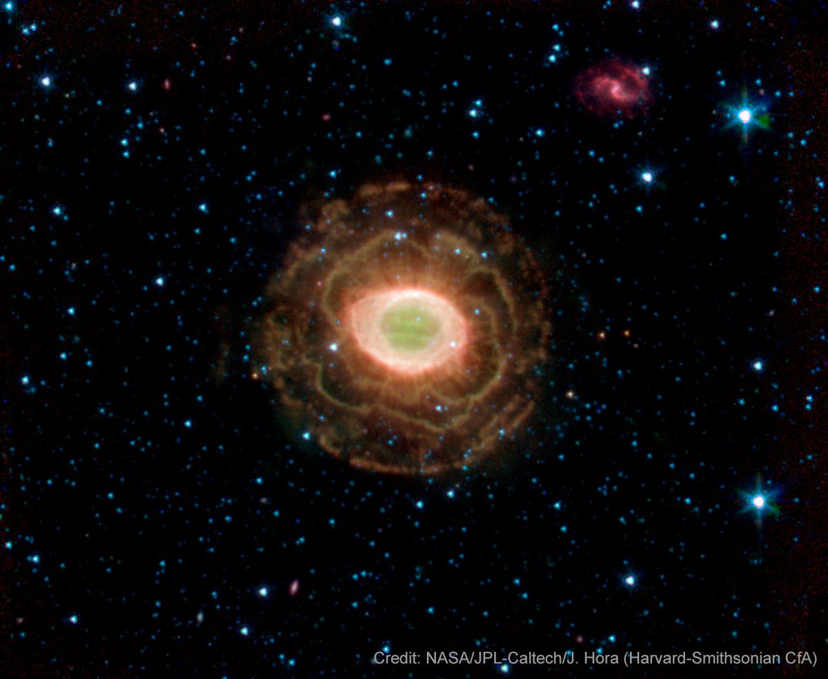 Will you be our Valentine? Spotted by NASA’s now-retired Spitzer Space Telescope in infrared, the layers of material left behind from the Sun-like star that formed this planetary nebula resemble a delicate camellia flower. Learn more: go.nasa.gov/4agSr2j