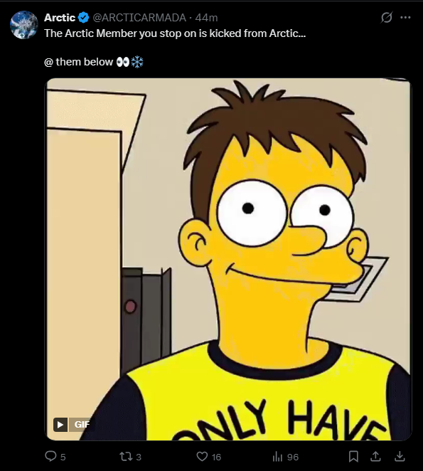 arctic crispy tweet media