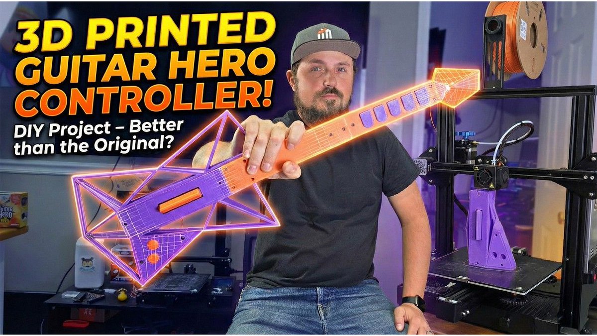 This Guitar Hero controller is honestly probably the coolest thing I've ever printed.

👉🏻 youtu.be/8Z2yPXRZX6A