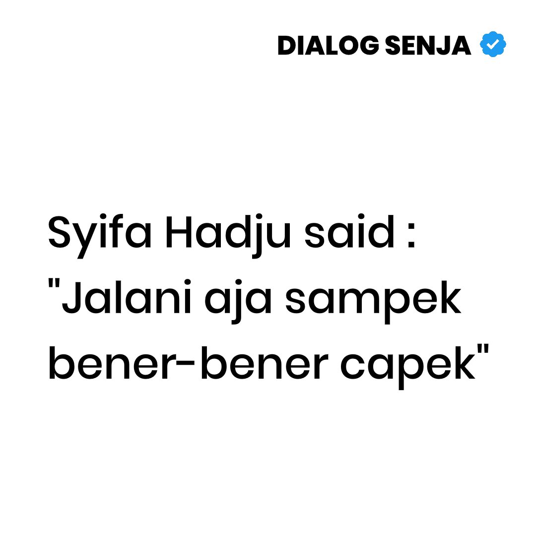 Dialog Senja (@dialogsenja__) on Twitter photo 