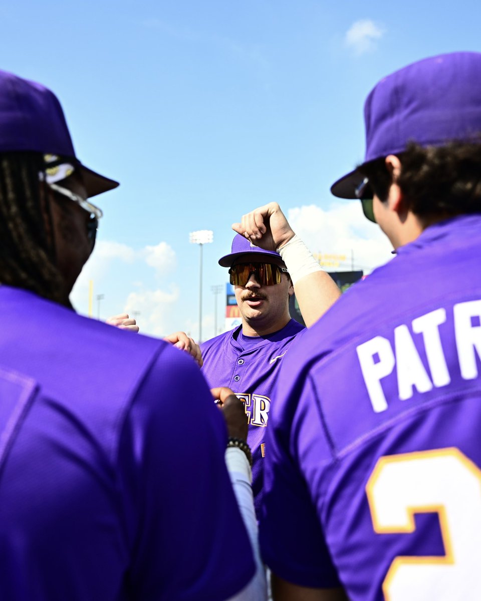 LSUbaseball's tweet photo. Geaux Time https://t.co/oDNvvm2ysC
