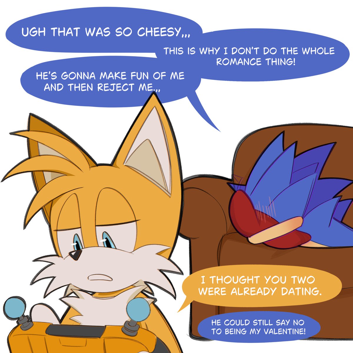 TenderandMilder's tweet photo. I love Sonic being awkward with romance while Shadow is low-key a hopeless romantic https://t.co/LQgDWNCZ8x
