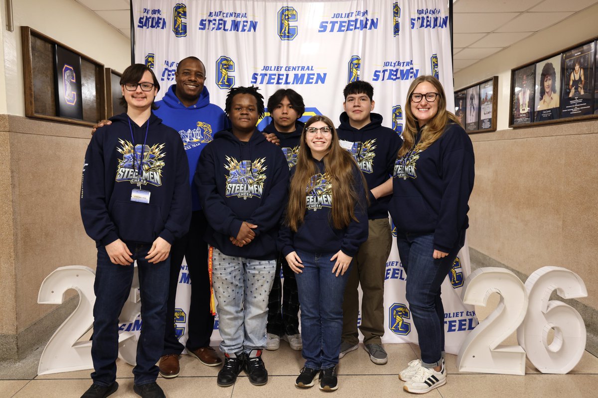 JTHS_204's tweet photo. A special send-off was held for our Joliet Central Pawns of Steel Chess Team to celebrate their outstanding performance at the Andrew Sectional, where they earned fifth place overall and secured a spot at the State Finals in Peoria this weekend! The Pawns of Steel are state bound, and we couldn’t be prouder of their hard work, focus, and determination as they head off to compete! Go Steelmen!
https://t.co/sLZ0sp7ZzA
